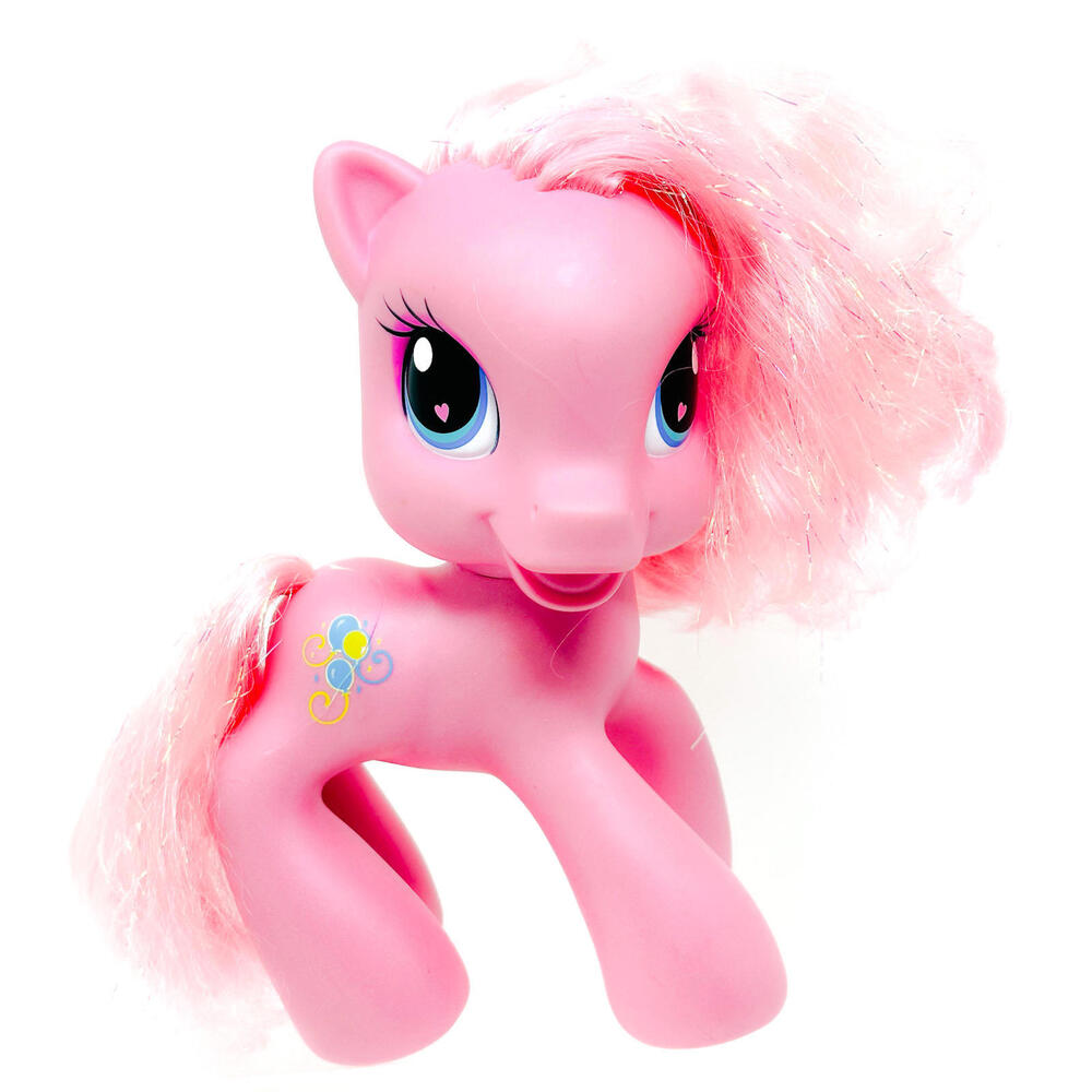 My Little Pony 2008 G3.5 Styling‎ Pinky Pie Glitter Hair 8" Horse Figure Hasbro